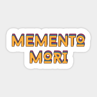 Memento Mori Sticker